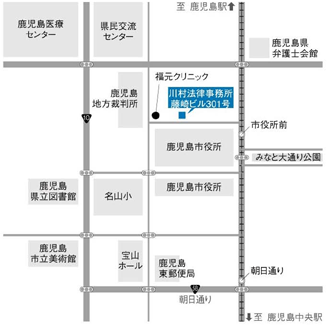 川村法律事務所地図